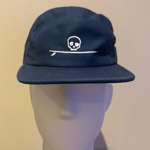 Navy Skullcap / Surfboard Adjustable Hat